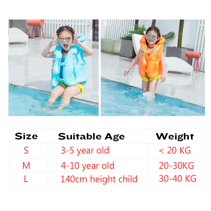 Children's Inflatable Life Jacket