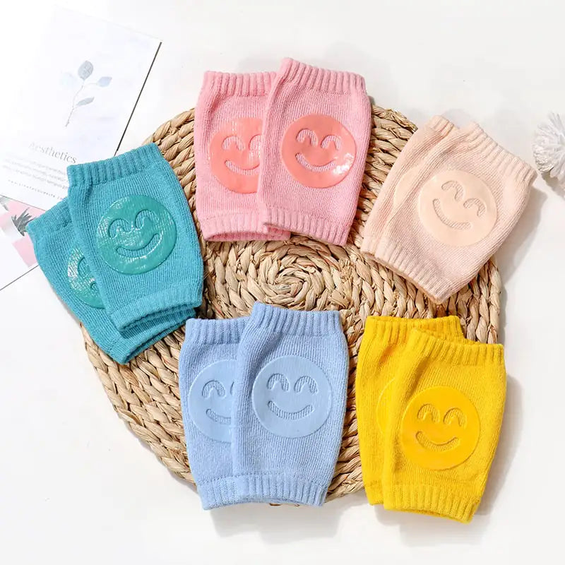 Summer Terry Baby Socks with Knee Pads